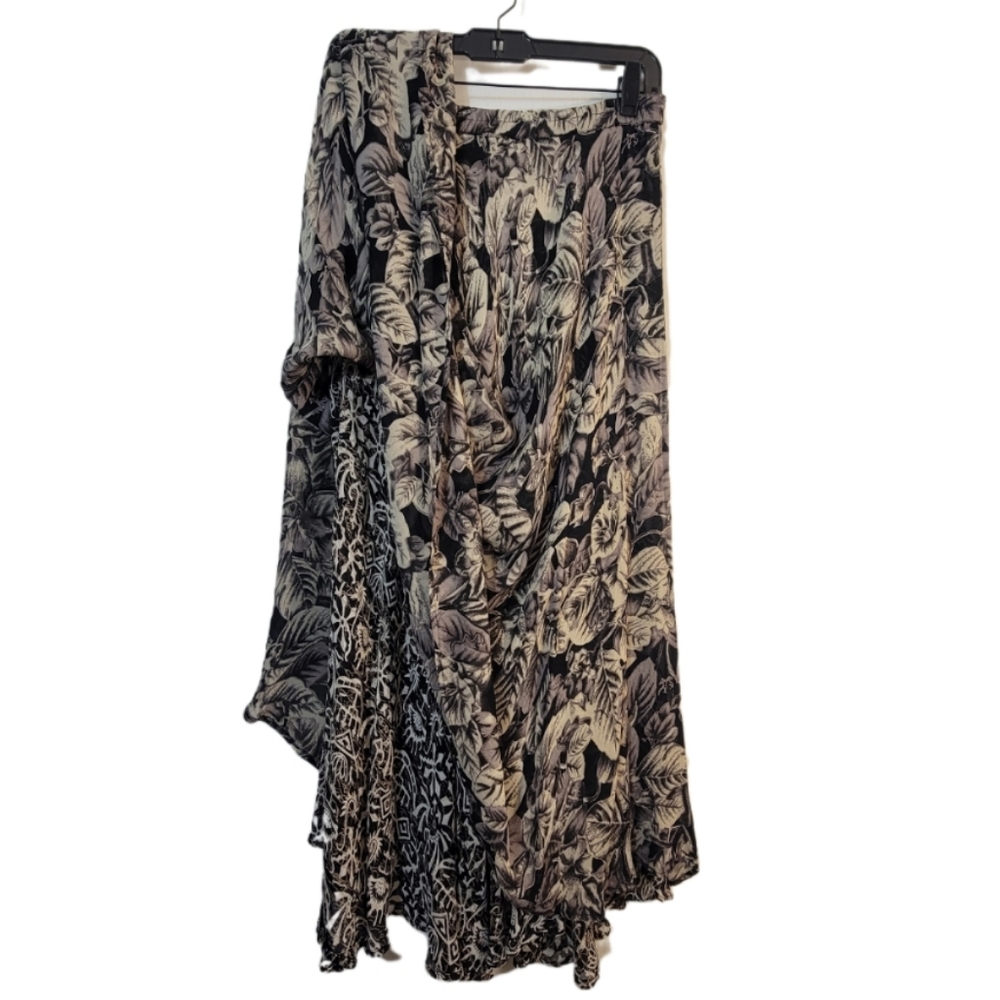 Double sided maxi skirt